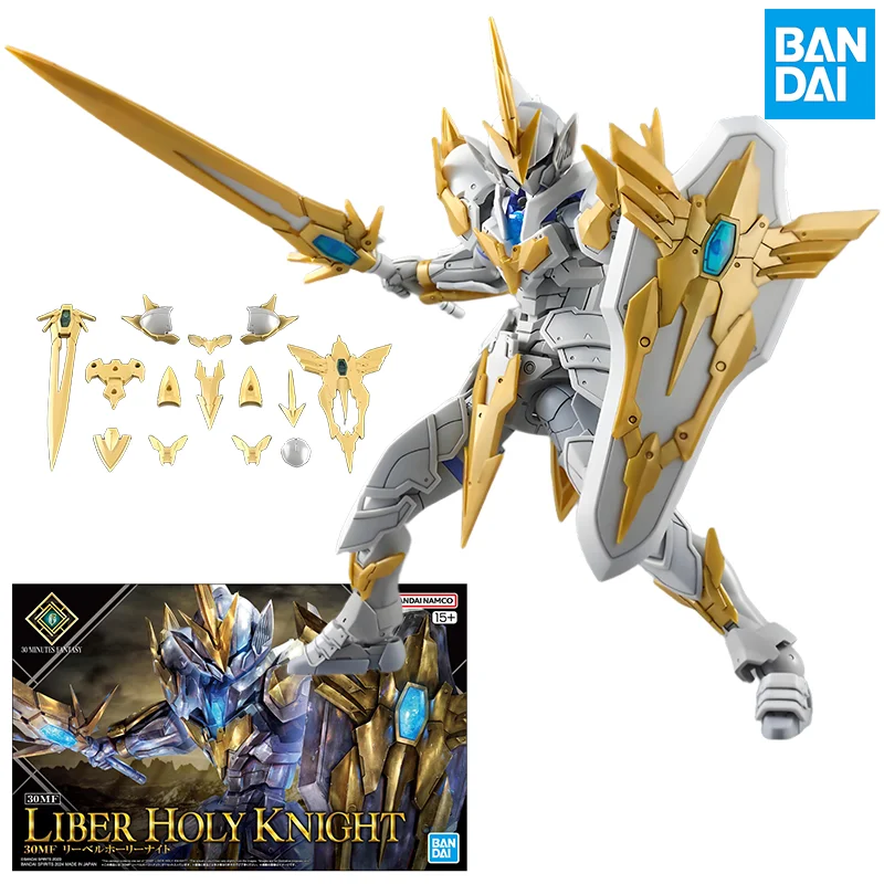 

Bandai Original Genuine 30MF LIBER HOLY KNIGHT Anime Action Figure Collectible Assembly Model Toys Ornaments Christmas Gift Kids