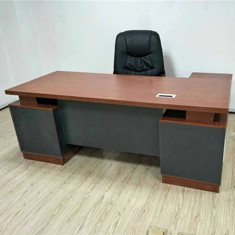 Black Wide Storage Office Desk Drawer Upgrade Writing Wooden Computer Desks Gaming Study Student Escritorio Oficina Furniture