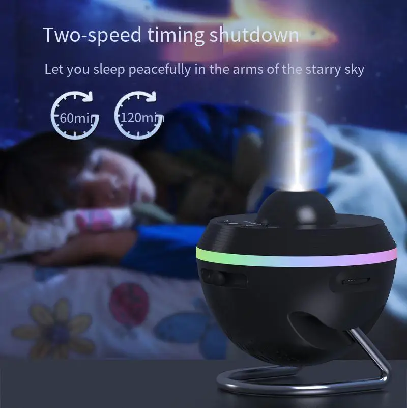 Newest Dynamic Meteor 13 in 1 Ultra Clear Galaxy Projector Lamp Rotary Space Ball Planetarium Projector Lights for Kids Gift