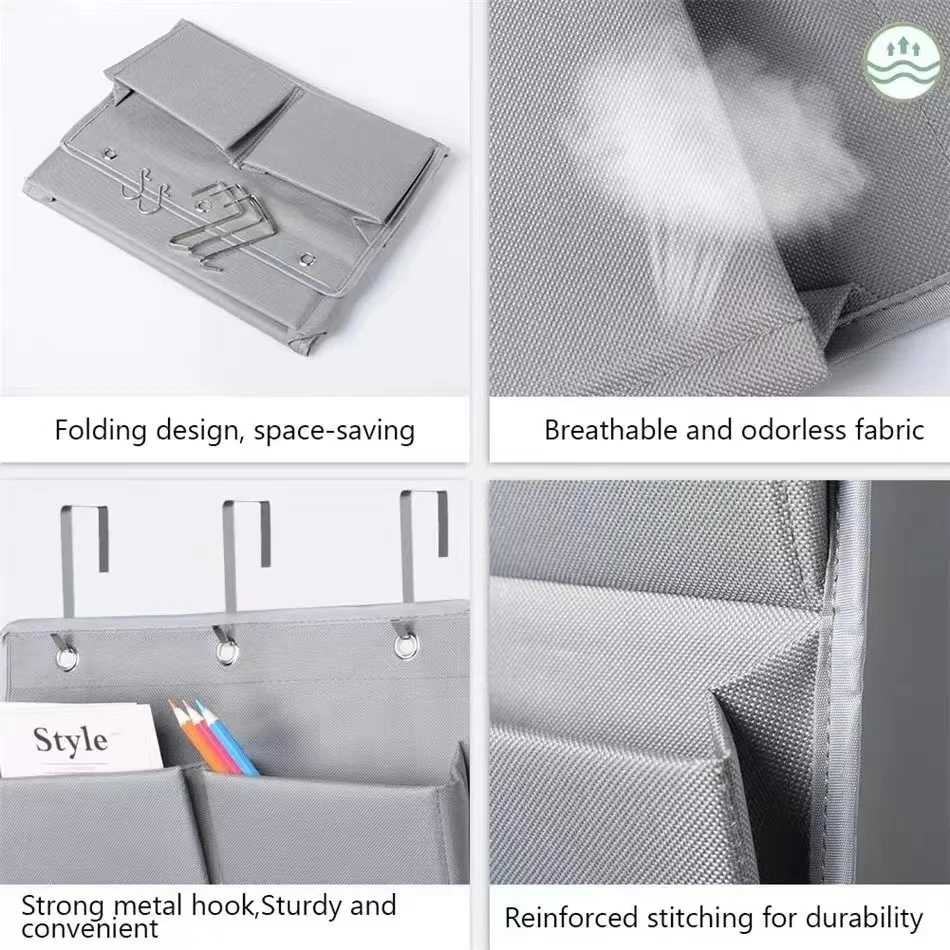 Wall Office Files Organizer Hanging File Folder Door Magazine File Holder Daily Necessities Storage Bag Office Folder