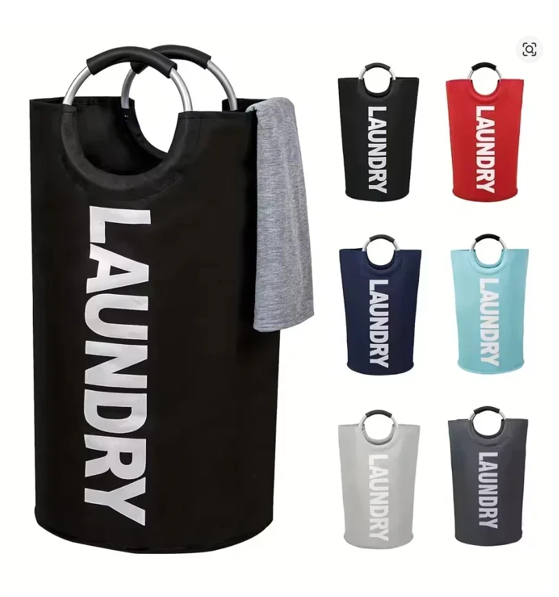 

1pc Dirty Clothes Dirty Fabric Basket Foldable Large Size Dirty Cloth Bucket for Waterproof Laundry Toy Bike basket Safe Box