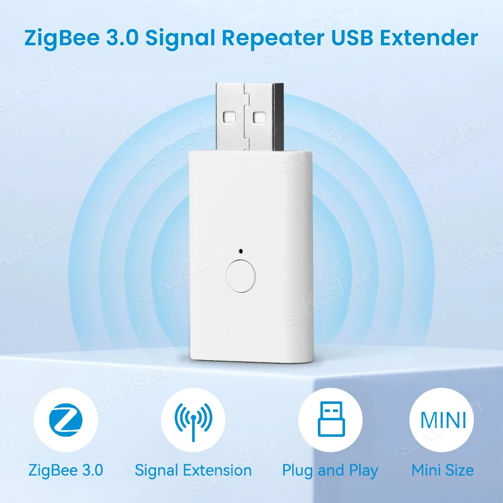 Tuya ZigBee 3.0 Signal Extensor USB Amplificador Signal Extender Smart Home Automation Devices Works with Zigbee Gateway Hub
