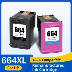 664XL Ink Cartridge Replacement Compatible For HP 664 HP664 Deskjet 1115 2135 2675 3635 3775 4536 4538 5075 5275 Printer XL