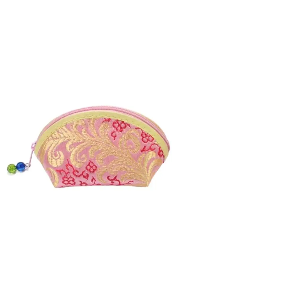 Color Bracelet Bag Cloth Embroidery Zip Auspicious Cloud Jewelry Case Purse Pouch Women Jewelry Bag Chinese Style Storage Bag