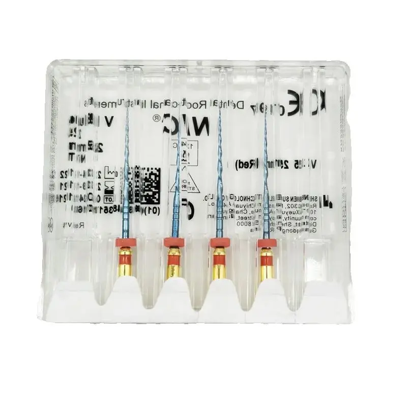 Dental NIC V-Blue Niti Engine Use Reciprocating File 25mm & 31mm Niti Files 4 Files/Box And 10Boxs/Pack