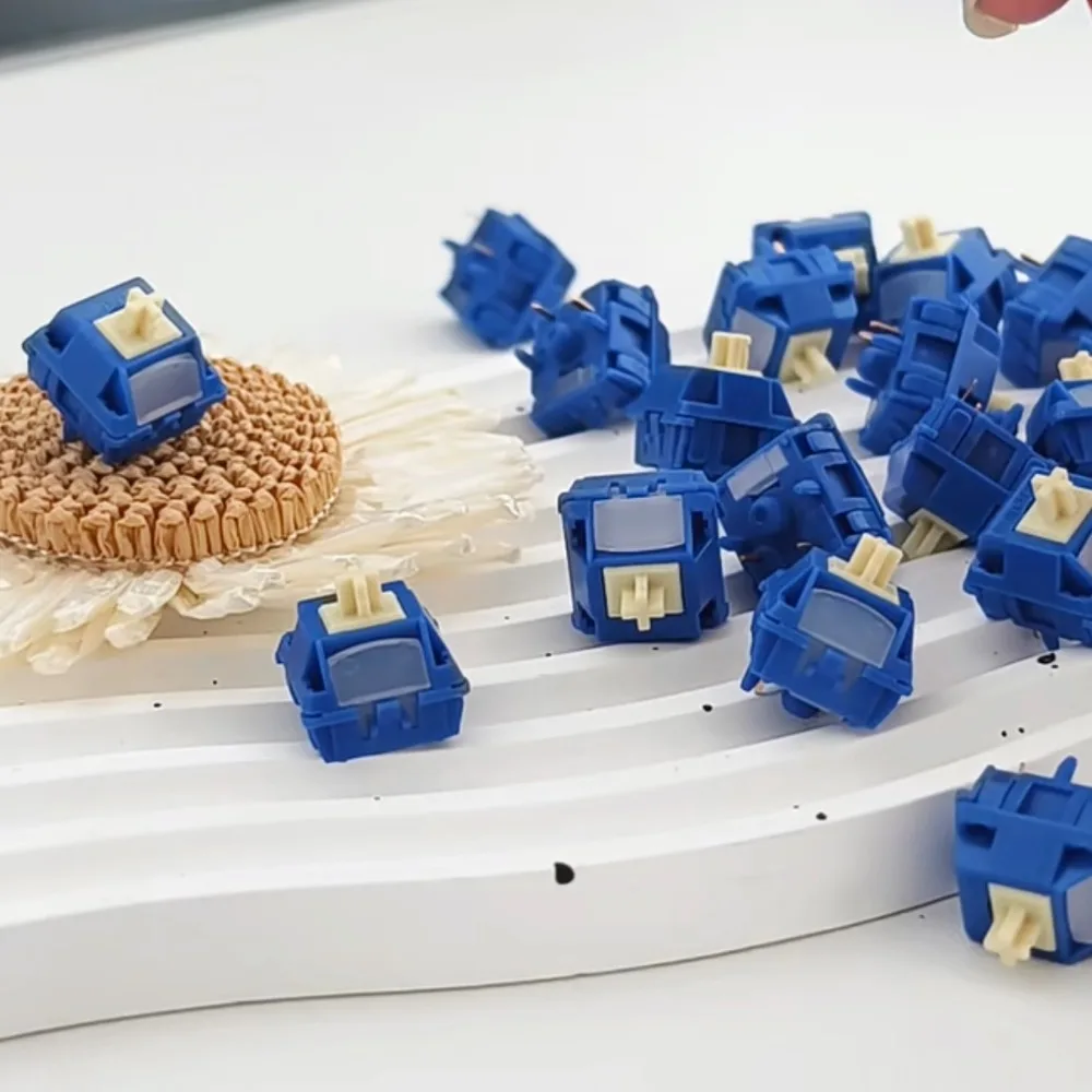 

Переключатель WINGTREE YUNIE, 5-контактный линейный переключатель, горячая замена, предварительная смазка, индивидуальный триггер 40 г/45 г, офисные механические аксессуары для клавиатуры