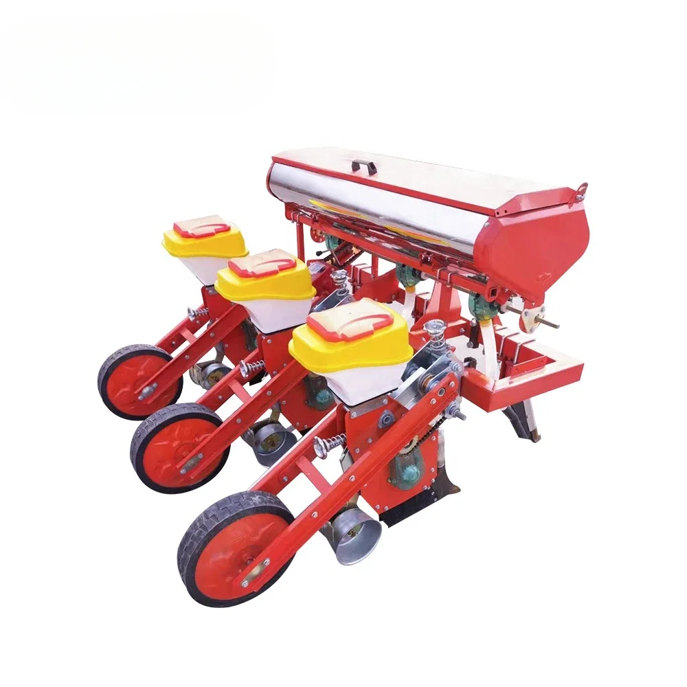 Wholesale price international standard seeder corn maize 3 rows with fertilizer to Russia