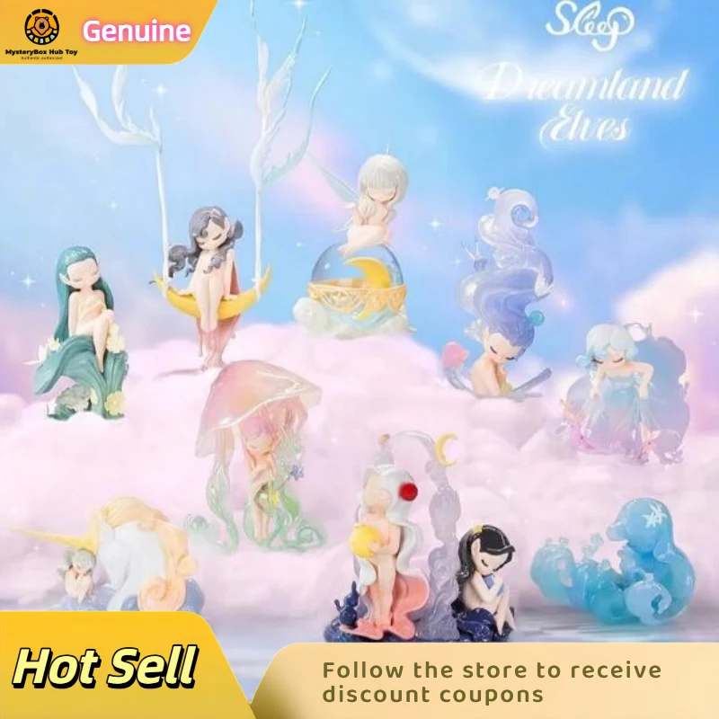 

Genuine Sleep Fantasy Series Of Life Fantasy Blind Box Toys Cute Action Anime Figure Kawaii Trendy Mystery Box Model Doll Gift