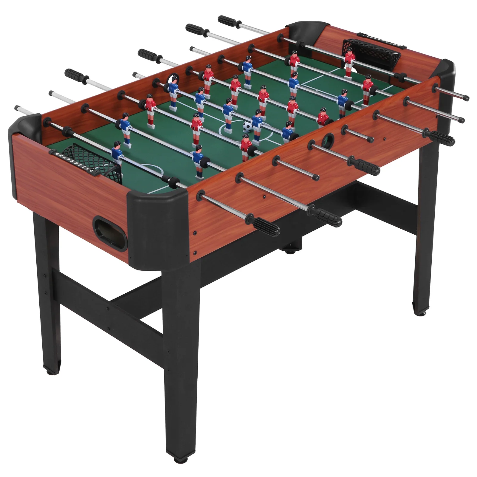 

47 Inch Classic Indoor Soccer Game with Score Keeper Football Table with Counterbalanced & Uniformed Men for Adults & Families