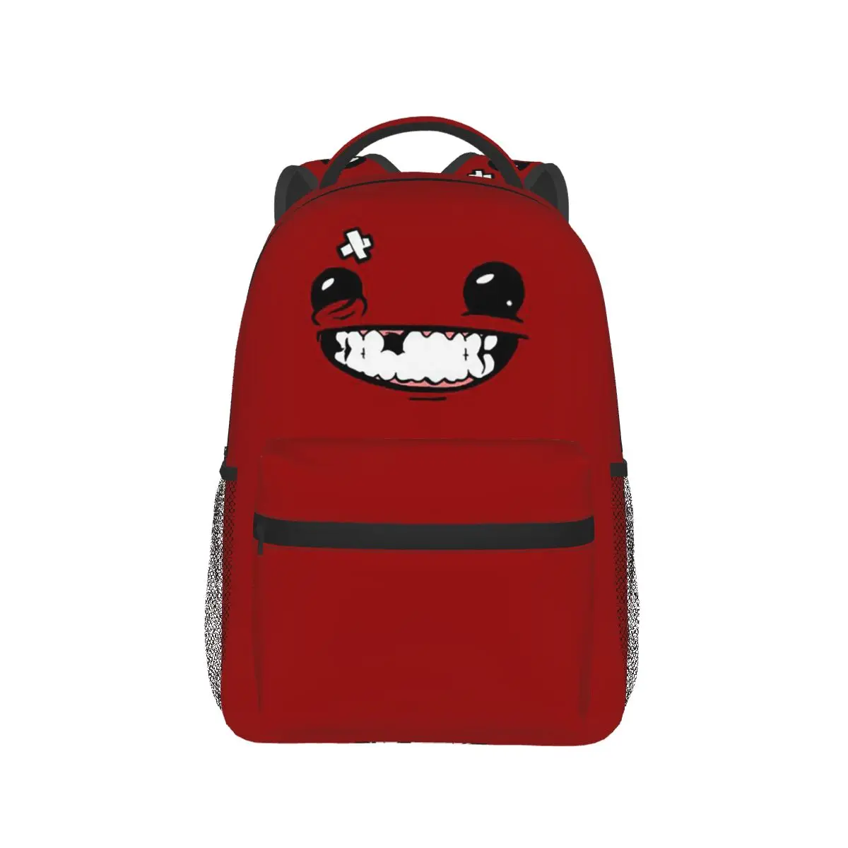 

Supermeatboy Logo Super Meat Boy Logo Game Cool Hot New Fresh Red Sexy Smile Backpack Daypack BookBag School Bag Shoulder Bags