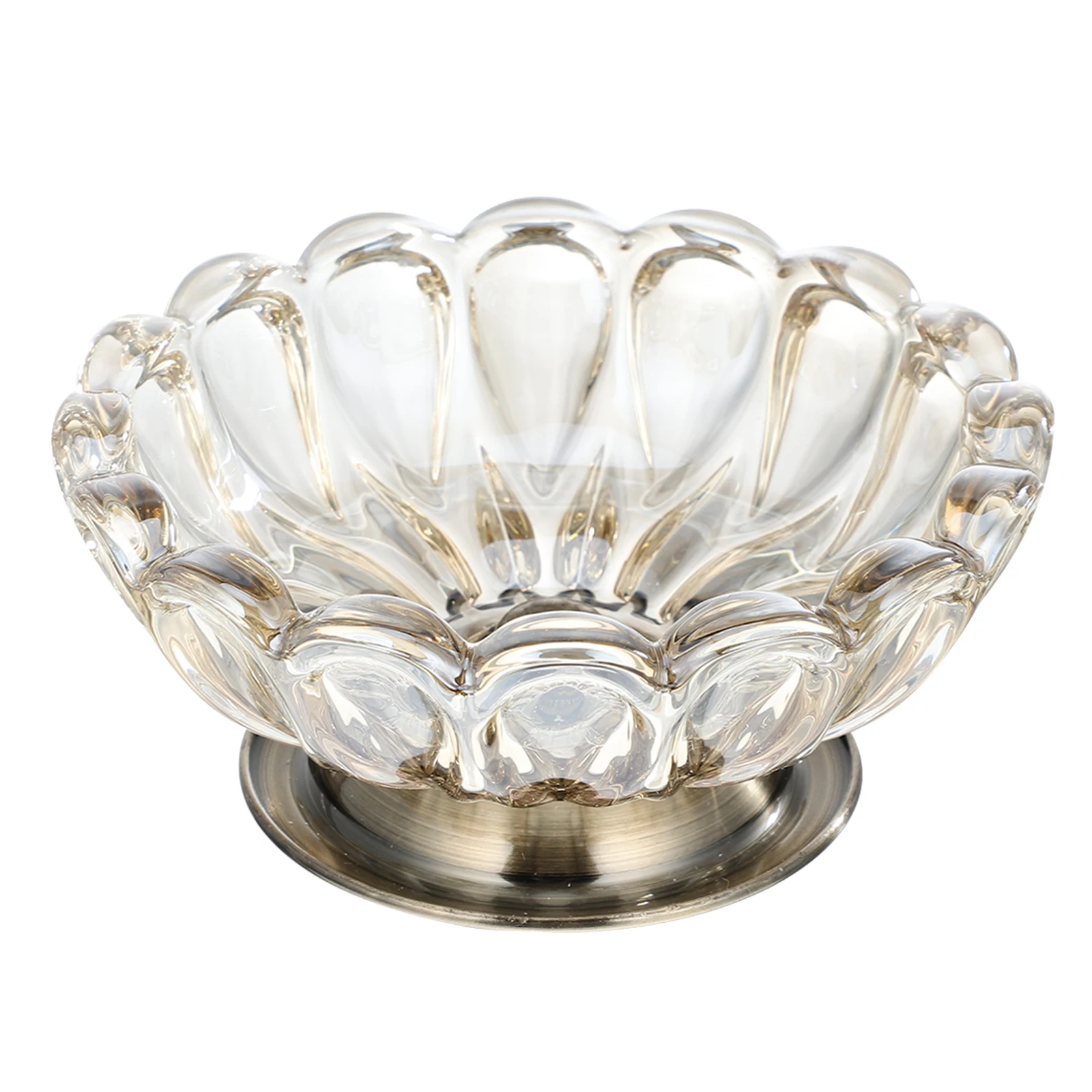 

1 шт., красивая хрустальная стеклянная тарелка для сервировки фруктов, держатель для закусок, миска для хранения конфет, идеально подходящая для любого случая