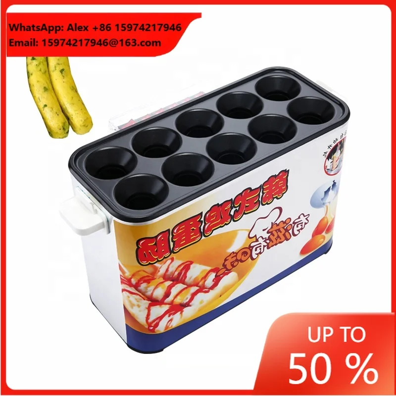 Easy Operation 110V60HZ 220V50HZ Egg Sausage Machine Rising Omelette Rolling Maker Making Roller For Sale