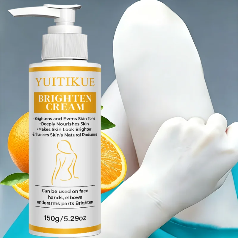 YUITIKUE Hydrating Radiance Care Cream Improve Uneven Skin Tone Nourish Armpits Elbows Hands Facial Daily Body Moisturizer 150g