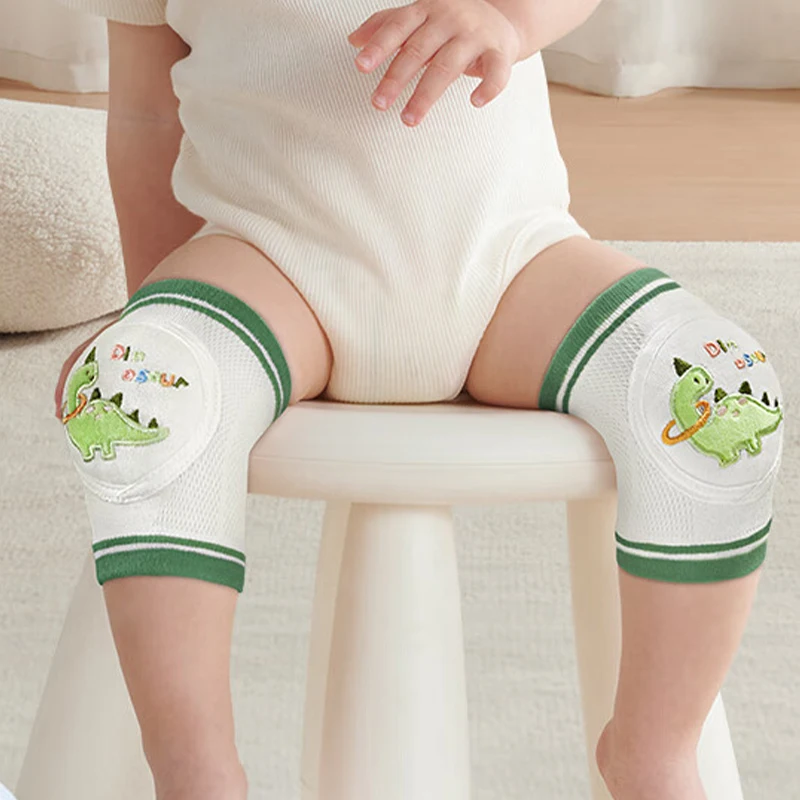 

Arrival Baby Knee Pads Summer Thin Cartoon Kids Knee Pads Protective Newborn Knee Pads Crawling Anti-Slip Knee Pads For Baby