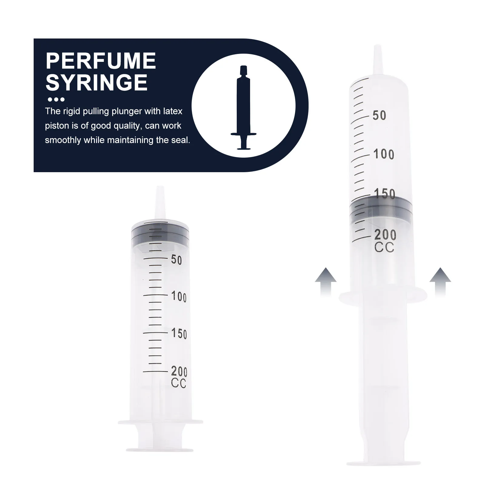 200Cc Liquid Measuring Feeder Rubber Feeding For Essential Oils Oral Liquid Storage Large Capacity With