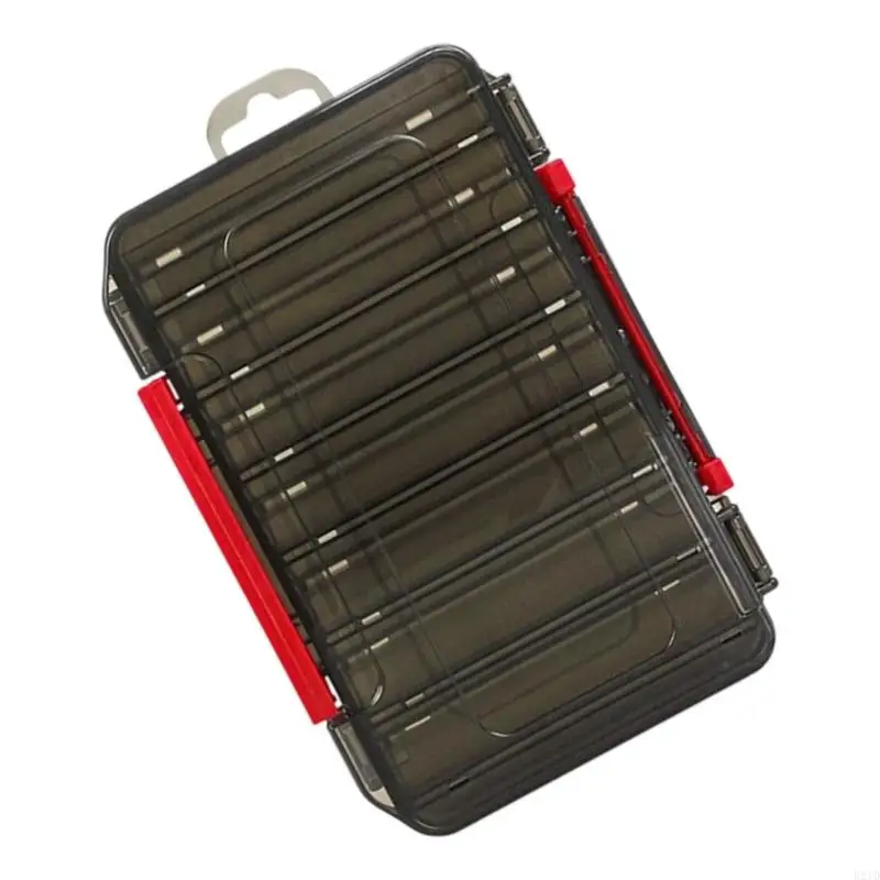   Visible Case Tackle Box Fishing Lures Squid Baits Storage Case Multi Compartment Double Side Fishing Tackle Storage Box