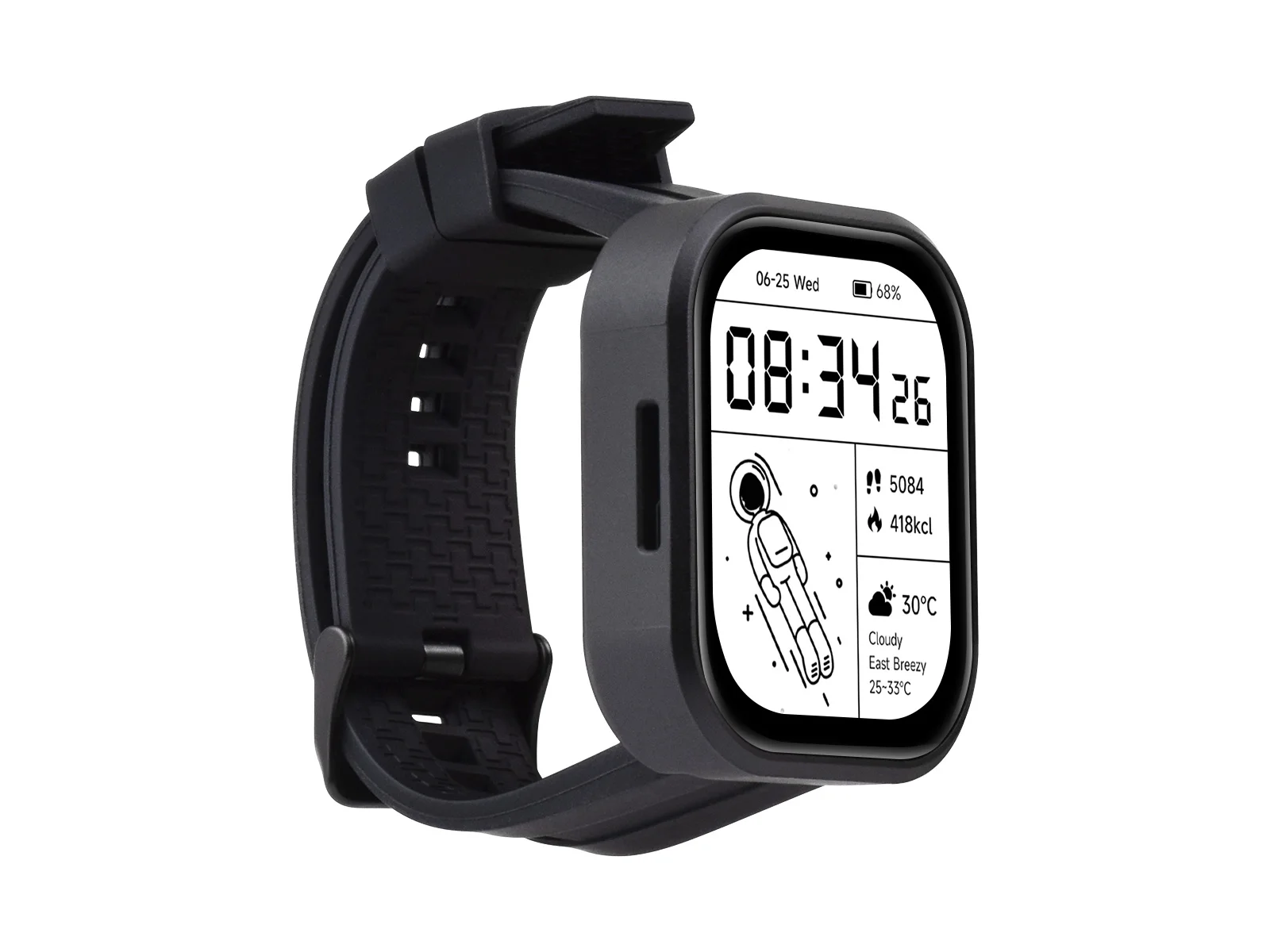Waveshare ESP32-S3 2.06inch AMOLED Touch Watch Development Board, 32-bit LX7 Dual-core, Onboard Dual Digital Microphones Array