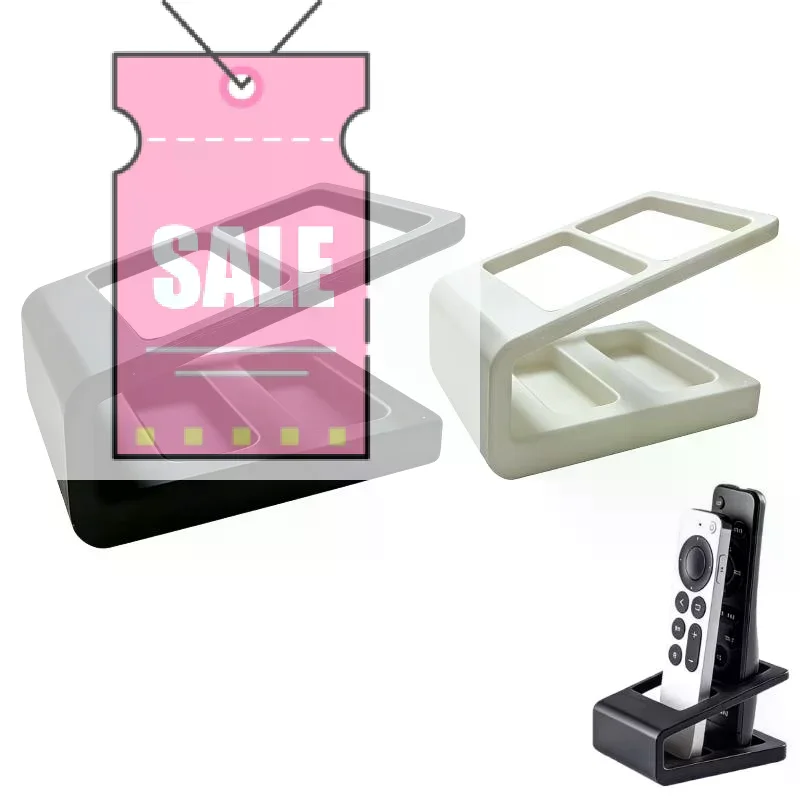 2-Hole Remote Control Storage Stand - Practical Desktop Storage Stand For Home Office Daily Use