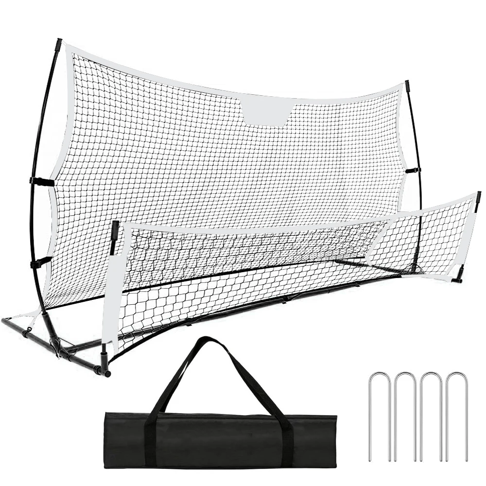 Portable Soccer Rebounder Net Double-Sided Soccer Shooting Target Football Target Net Soccer Training Equipmentpromote sales