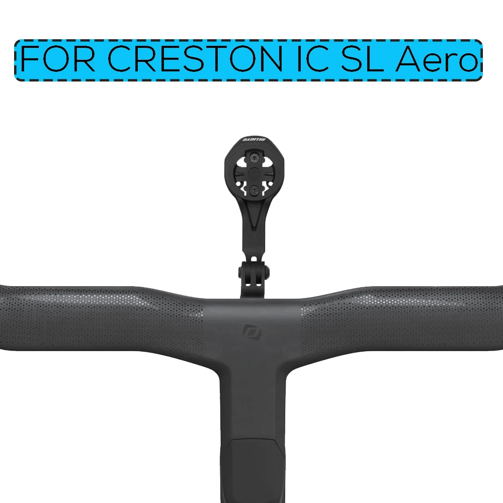 SYNCROS Aluminum Alloy Computer Mount for Creston Ic Sl Aero Integrated Handlebar Cockpit Compatible with Garmin/Bryton/Wahoo