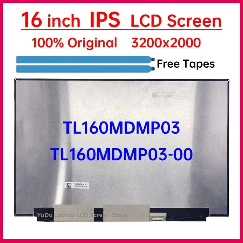 16 inch IPS laptop LCD-scherm TL160MDMP03 TL160MDMP03-00 Display Matrixpaneel Vervanging 3200x2000 Non-Touch