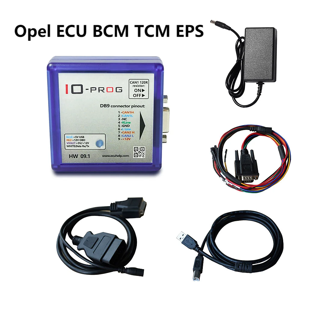 

ECU TCM BCM &EPS IO Prog Tuning Chiptuning Tools Combination Of K-line And CAN Programmer BD9 Connector