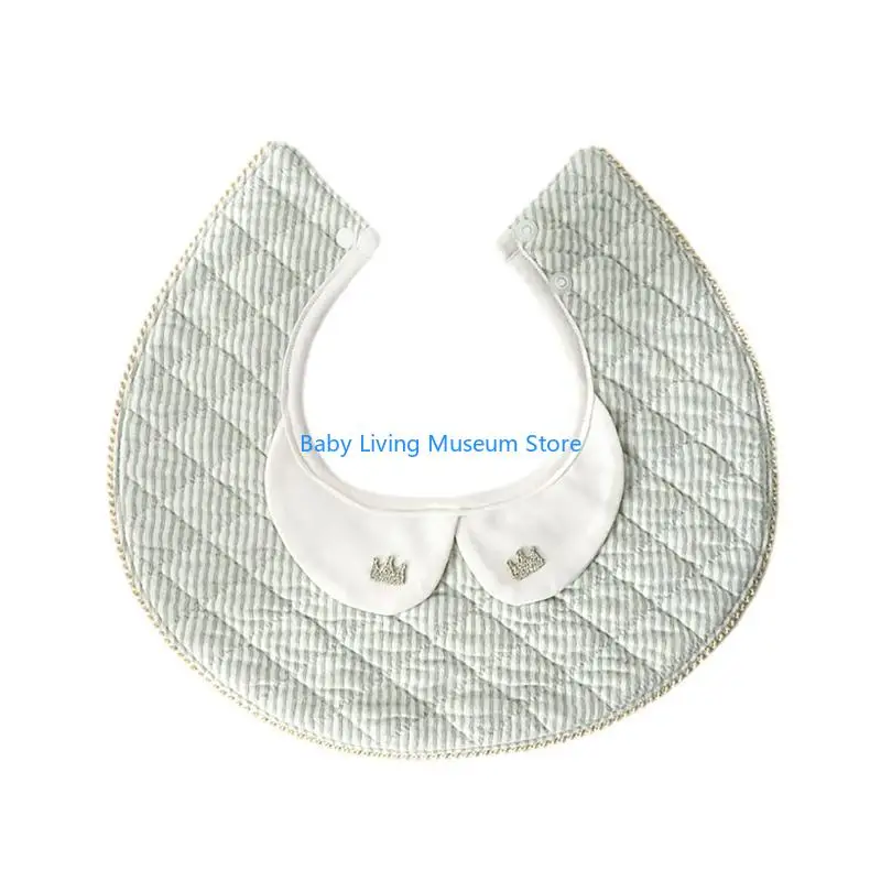 

P31C Functional Baby Cotton Bibs Convenient Bibs Essential Baby Bibs for Everyday Use