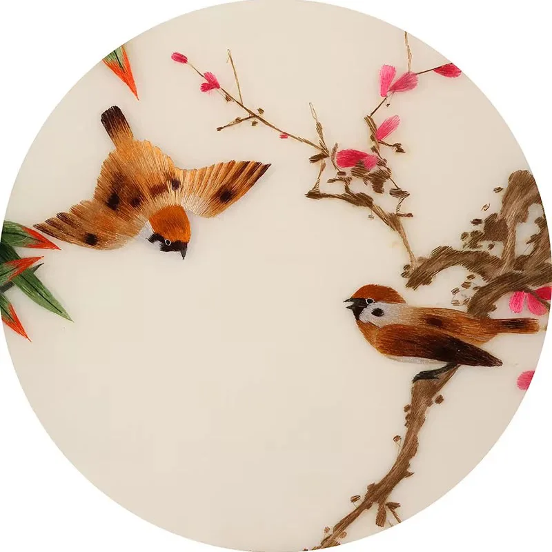 Learn Chinese Embroidery! Beginner DIY Kit with Flower Pattern & Step-by-Step Stitch Diagrams, All Materials Included