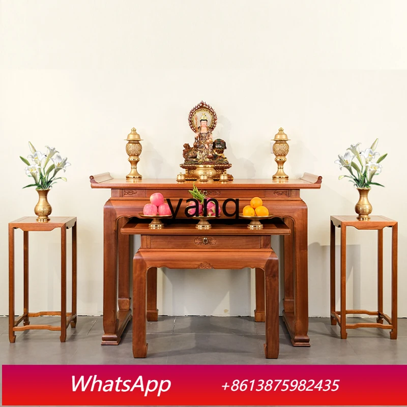 

LMM table Buddha Tai household incense Shentai modern simple solid wood incense case