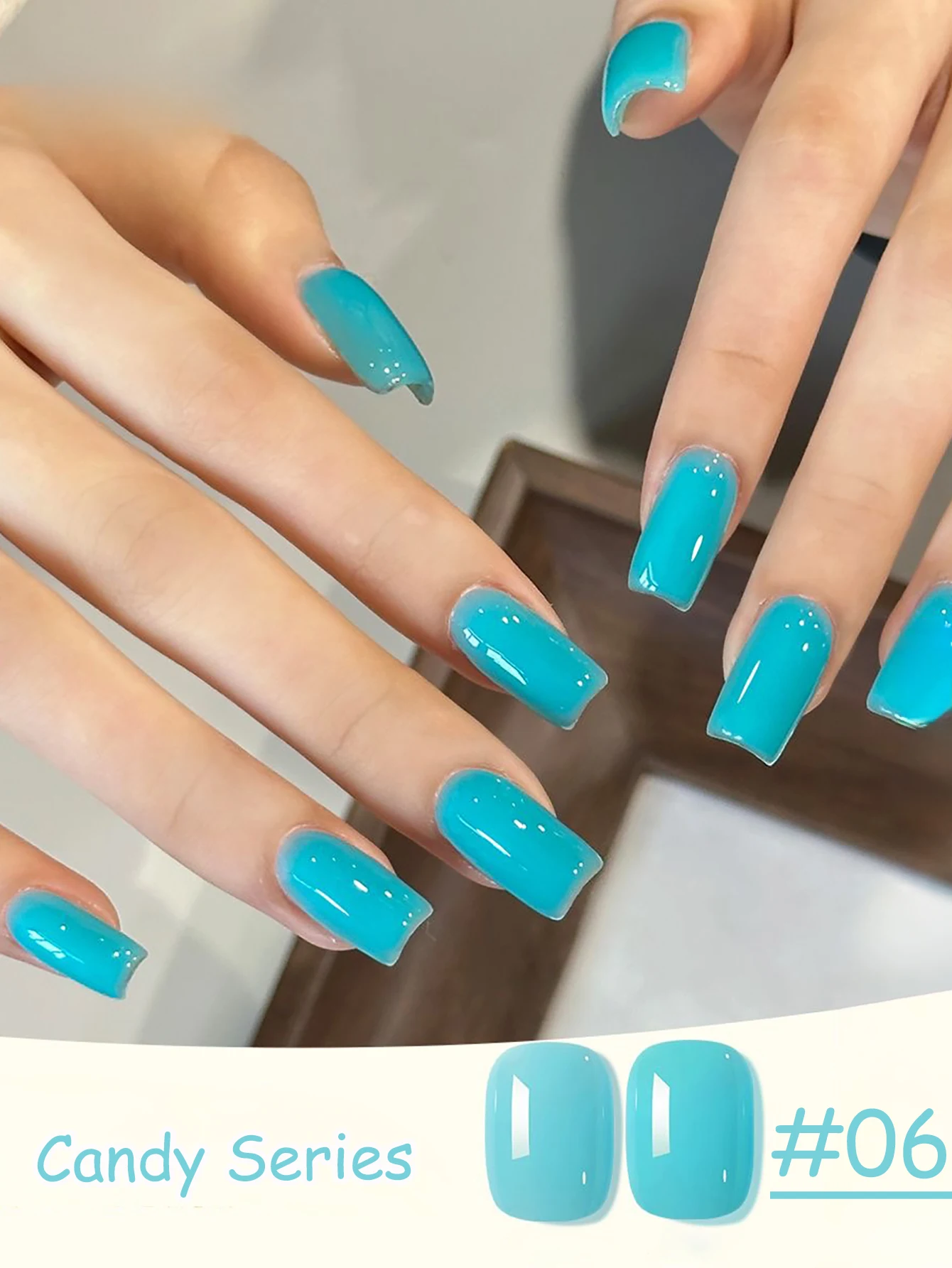 1 pçs psk colorido vidro doce série de papel gel unha polonês 2025 nova rosa dopamina verde azul roxo arte do prego suprimentos