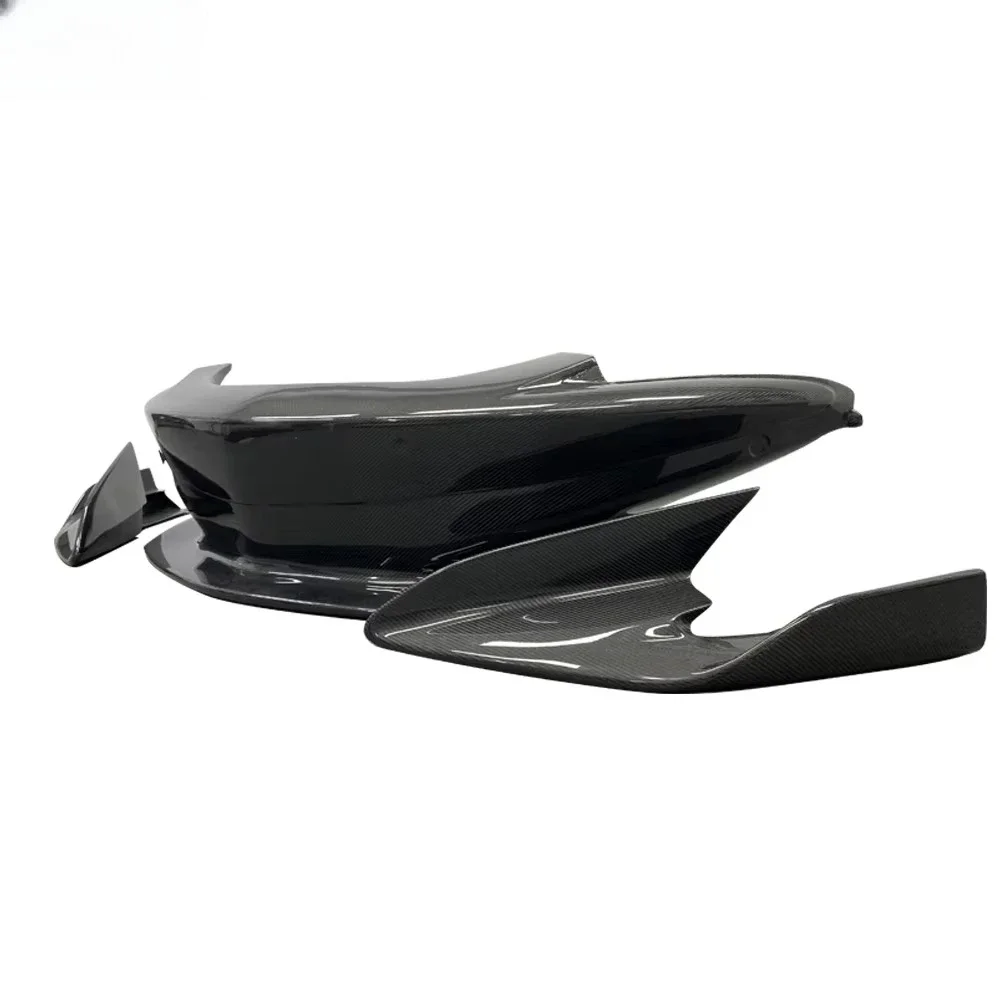 

High Gloss 600LT Style Great Real Carbon Fiber Front Splitter Lip Car Front Splitters Lip