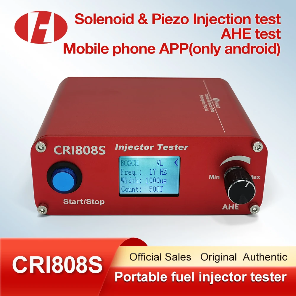 Update CRI808S Piezo AHE Solenoid For Siemens Common Rail Injector Tester With Bluetooth Wireless Control Common Rail Test