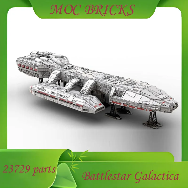 20152/23729 أجزاء مخصصة MOC Battlestar Galactica SpaceShip معركة نموذج الهندسة المعمارية التعليم لغز حلية لعبة مجسمة الهدايا