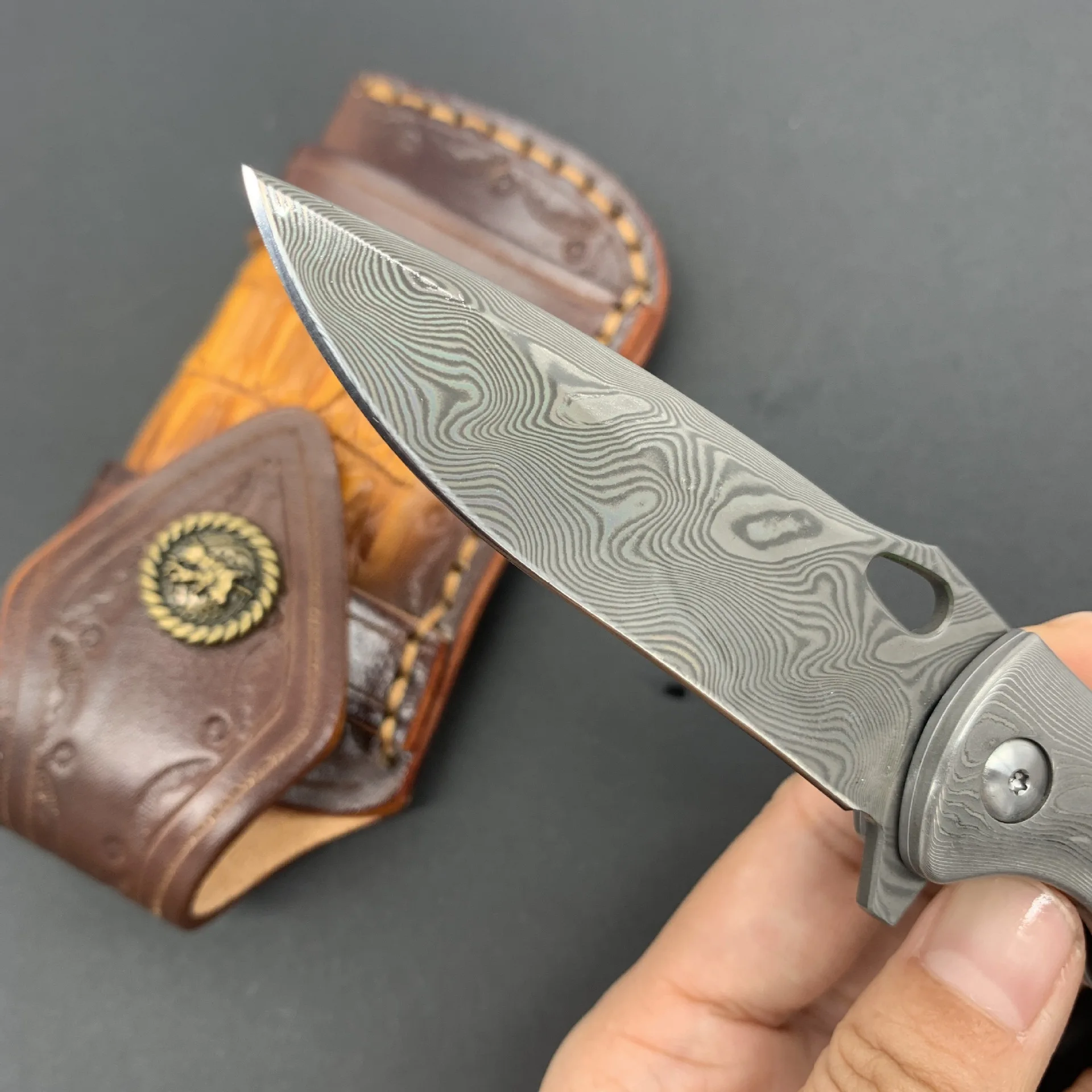 سكين جيب قابل للطي من الفولاذ  - مراجعة Edc Carry Pocket Knife وسعره