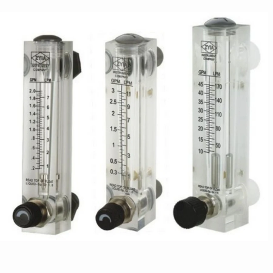 PMMA Gas Flowmeter Air Flow Meter 1/4\