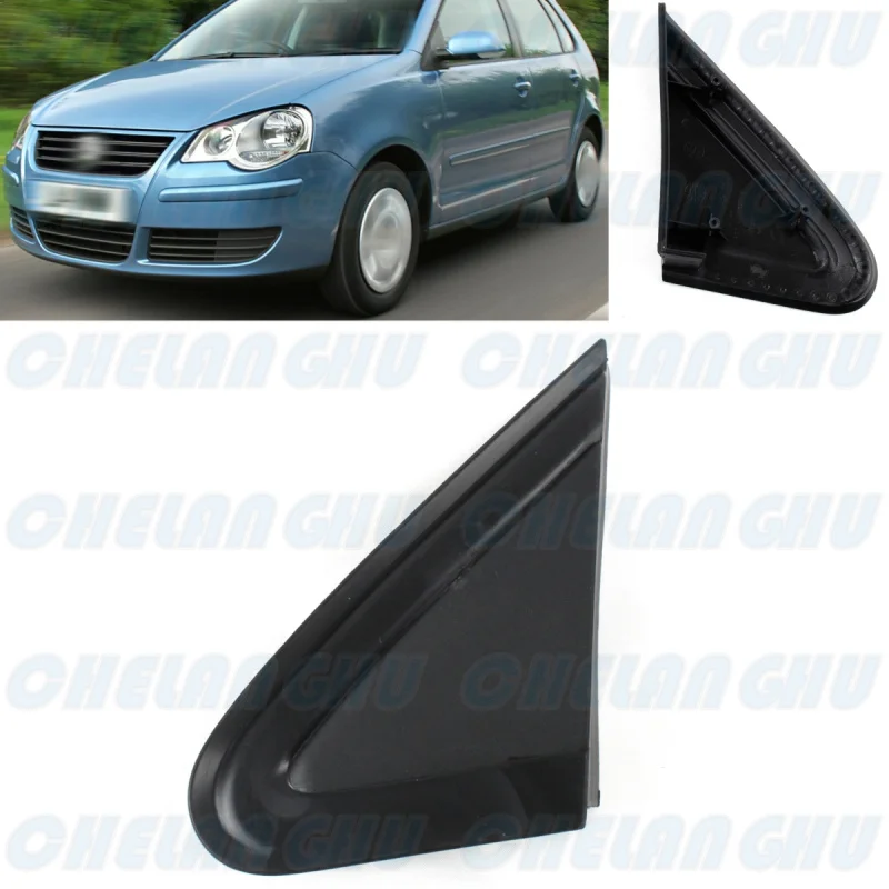 

For VW POLO 2005 2006 2007 2008 2009 2010 Left Side Rear Mirror Triangle Trim car accessories 6Q0853273A