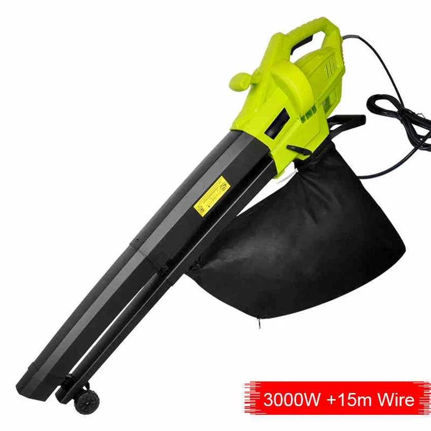 Electric Blower Tree Leaf Pulverizer Outdoor Garden Tools Blow Suction Machine High Power Blowing And Suction Machine 220V 3000W