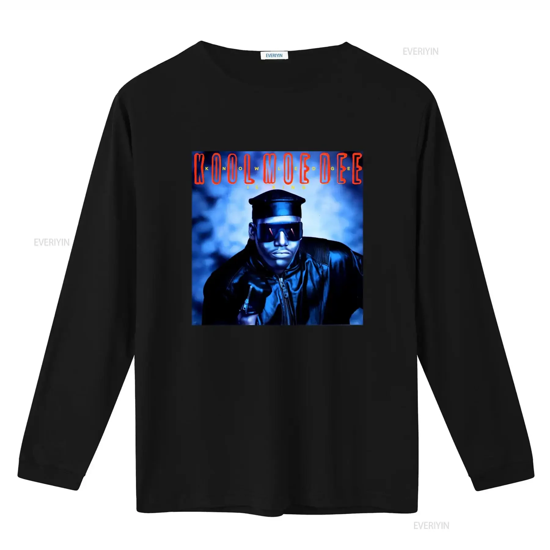 Kool Moe Dee T Shirt Knowledge Is King Official New Hip Hop Style Print  vintage Washed graphic homme Slightly Comfortable