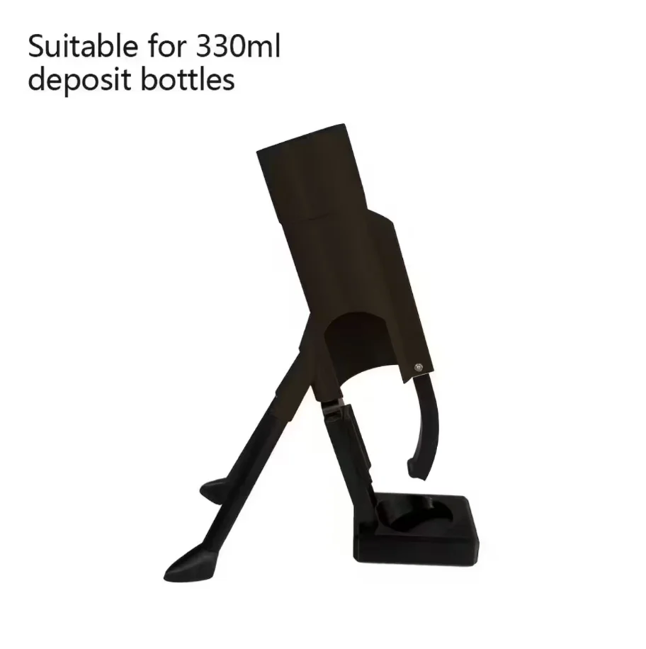 Fun Launching Beer Bottle Opener Mortar Design Hand Free Cap Popper Unique Novelty Gift For Beer Lovers Barbecue Party Supply