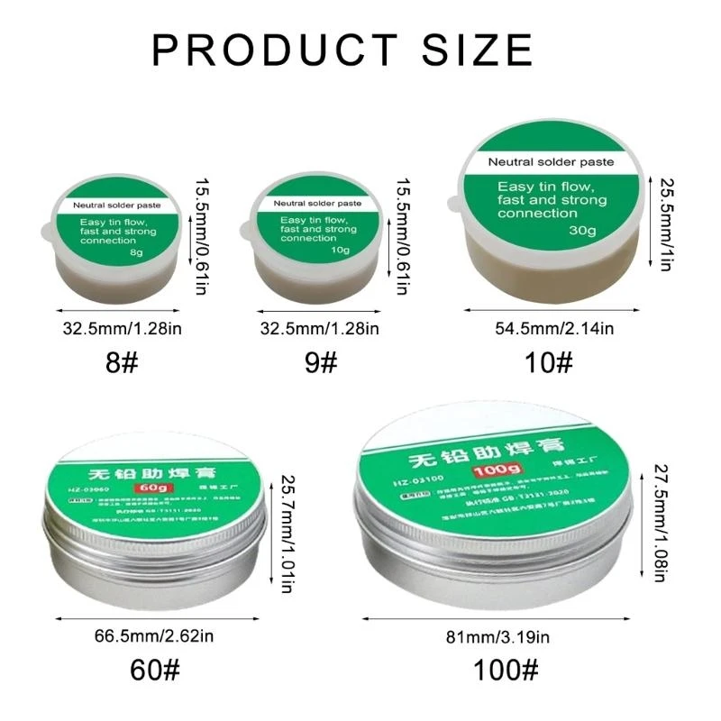 

E15D Perse Pastes Tin Paster Pastes Сварочный поток для электроники