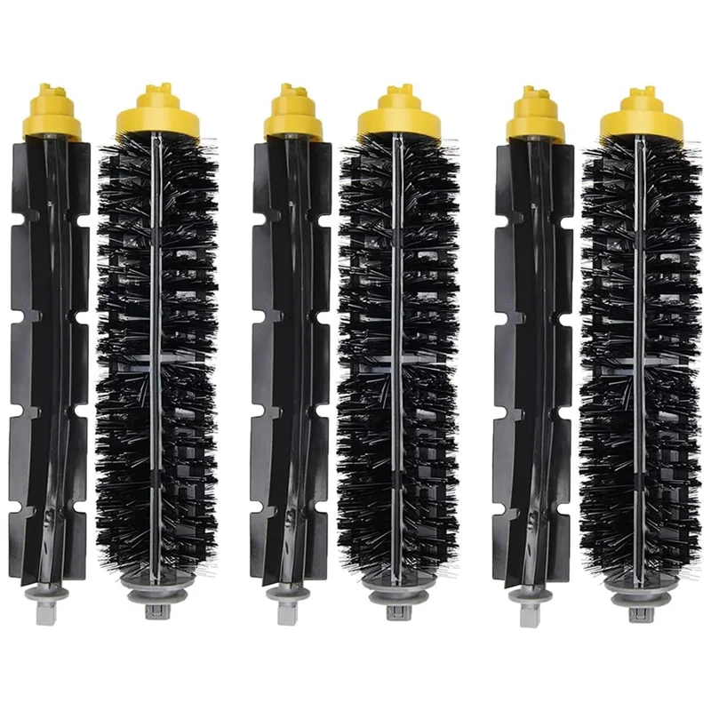 B47B-3 Sets Replacement Bristle & Flexible Beater Brush For Irobot Roomba 600 & 700 Series 614 618 630 635 640 645 650 652