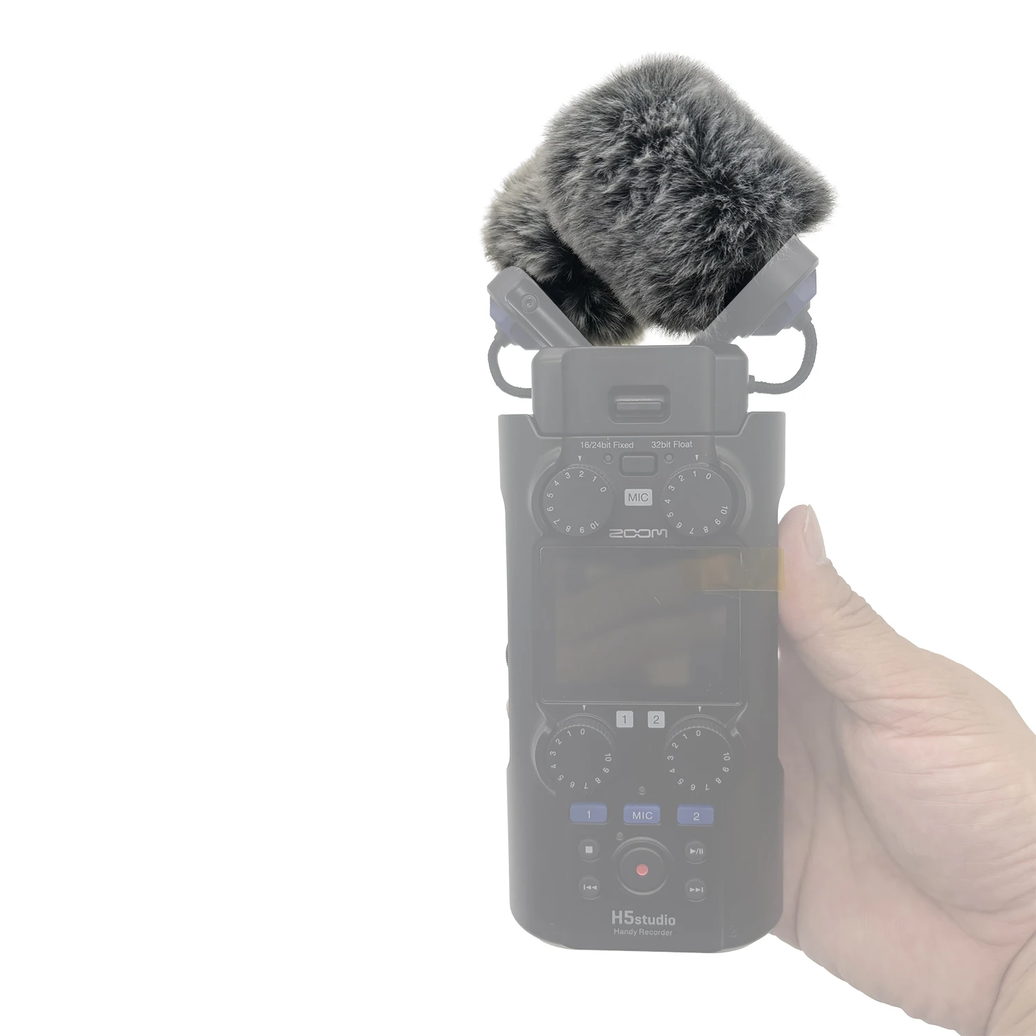 Pop Filter Dead Cat Outdoor Microphone Cap Artificial Fur Wind Cover Muff Windscreen Sleeve Windshield Foam For ZOOM H5 STUDIO