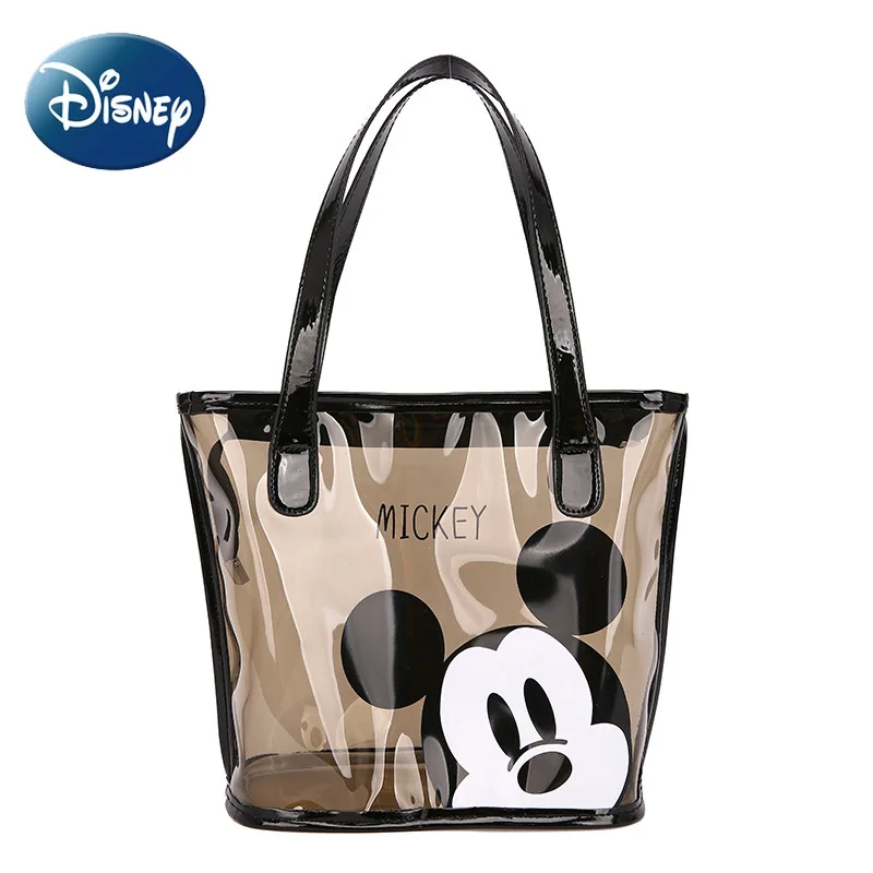 Borsa a tracolla da donna Disney Mickey Mouse per ragazza borsa con stampa di cartoni animati regalo trasparente Packag di design di lusso femminile