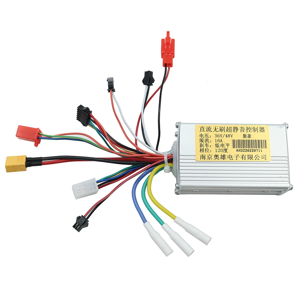 NJAX New Patt Brushless DC Motor Controller with LCD Acceleration Switch For 36V 48V 450W Electric Scooter and Electric Bicycle