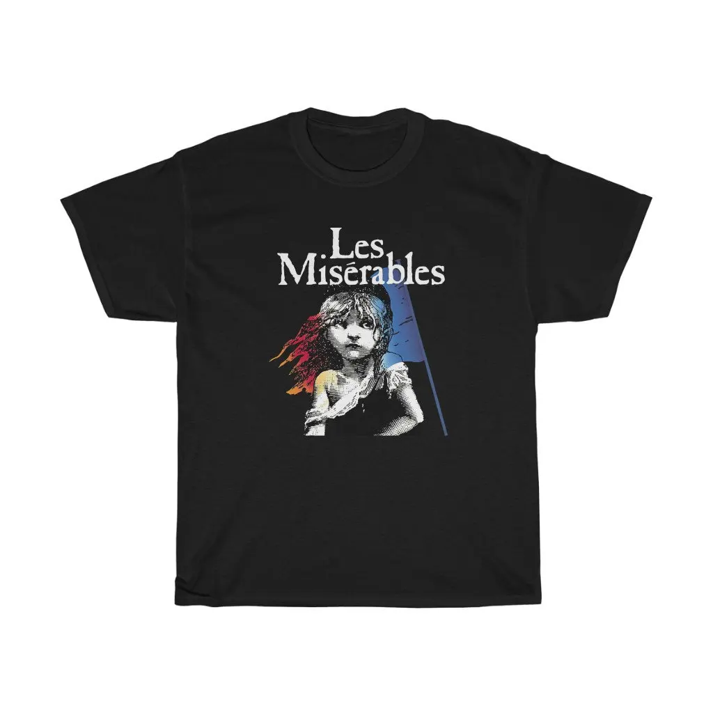 Les Miserables Broadway Musical Show Black Navy T Shirt Size S To 5Xl