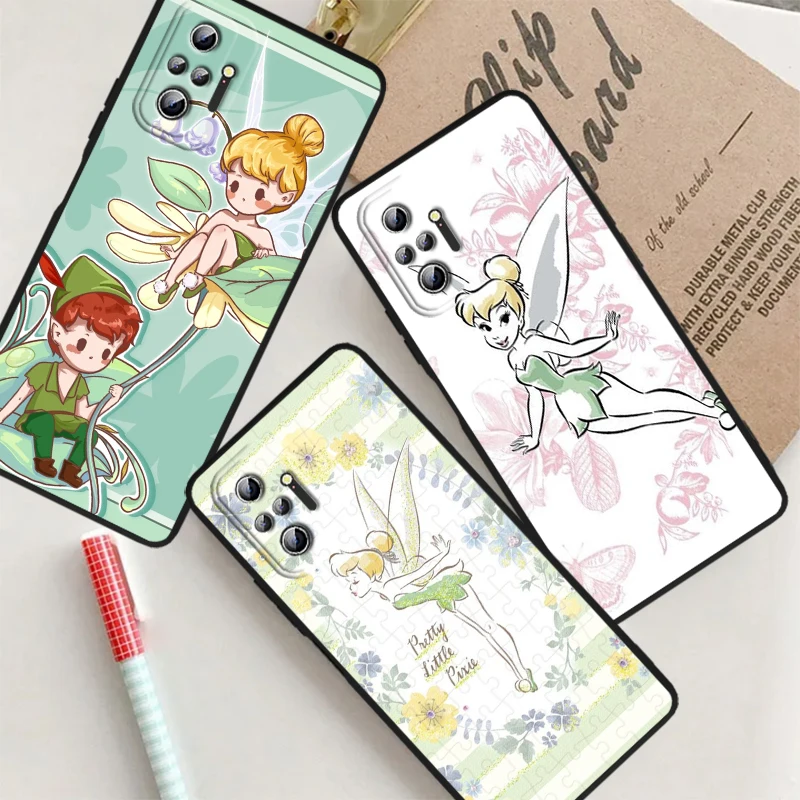 Wonderful Fairy Cartoon Cute For Xiaomi Redmi Note 13 12R 12 12S Turbo 11 11T 11S 10 10S Pro Plus 5G Black Funda Phone Case