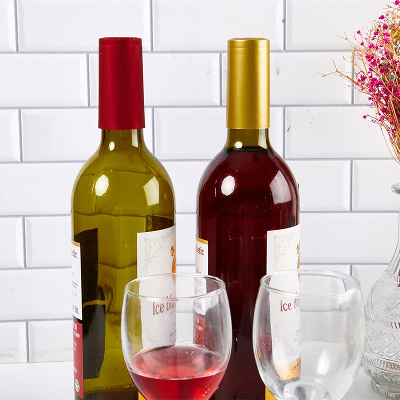 /KQM/wine Heat Shrink Shrinkable Plastic Caps Films Sealing Cap Wine Bottle Film Wine Heat Shrinkable Cap 30*60mm 100Pcs