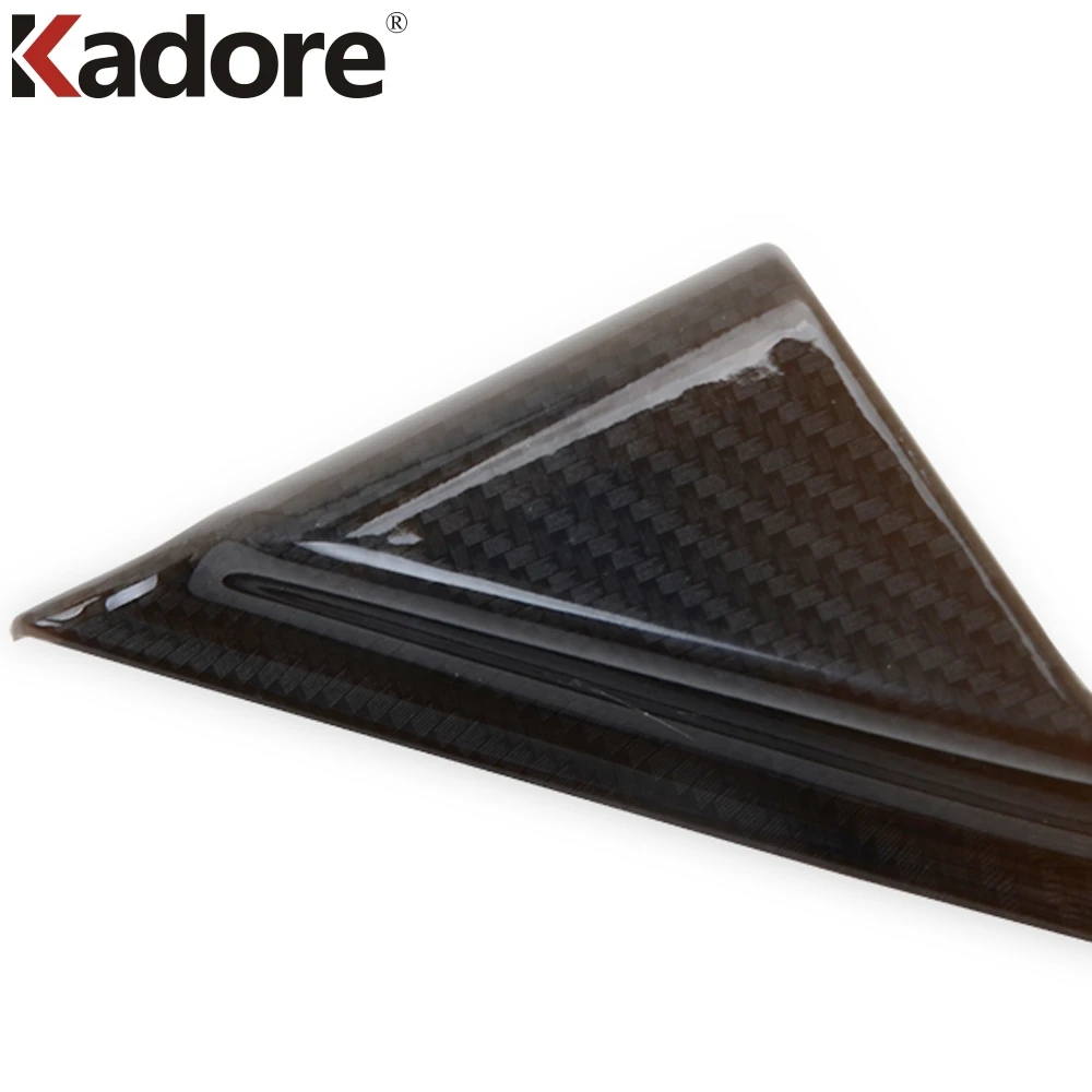 For Mazda 6 Atenza M6 2013-2015 2016 2017 Carbon Fiber Side Door Window Triangle Trim A Pillar Cover Car Styling Accessories