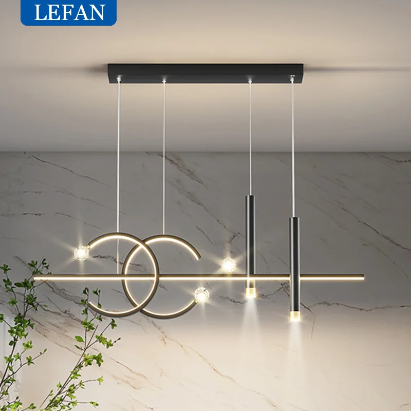 Imagem -04 - Nordic Led Chandelier For Restaurant Indoor Home Lamp Luzes Pingente Mesa de Jantar Cozinha Quarto Foyer Sala de Estar Hotel Café Estudo