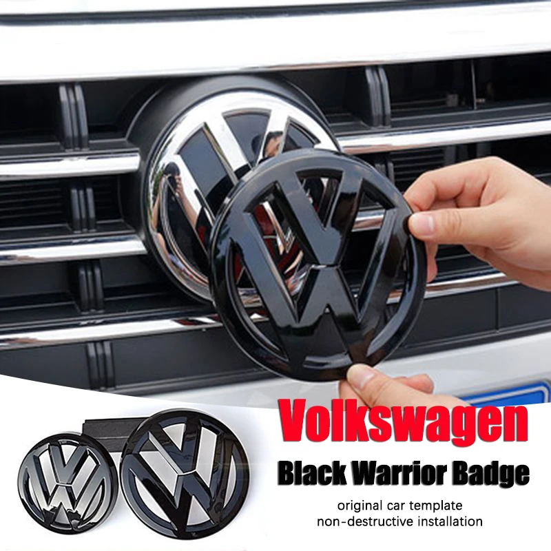 Наклейка на багажник передней решетки автомобиля с логотипом, декоративные аксессуары для Volkswagen Polo Golf Passat CC T-ROC Arteon Jetta Beetle Tiguan